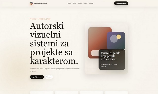 Creative Portfolio desktop preview